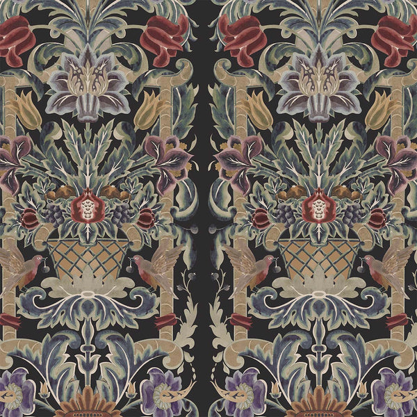 Olwen Noir, Sample Wallcoverings | House of Hackney