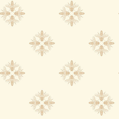 Teignmouth Cream Wallcovering | Jeffrey Stevens