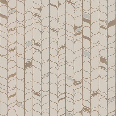 Prestatyn Cream Beige Wallcovering | Jeffrey Stevens