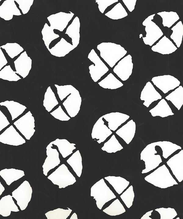 Obi II Reverse Black on Almost White Screen Printed | China Seas
