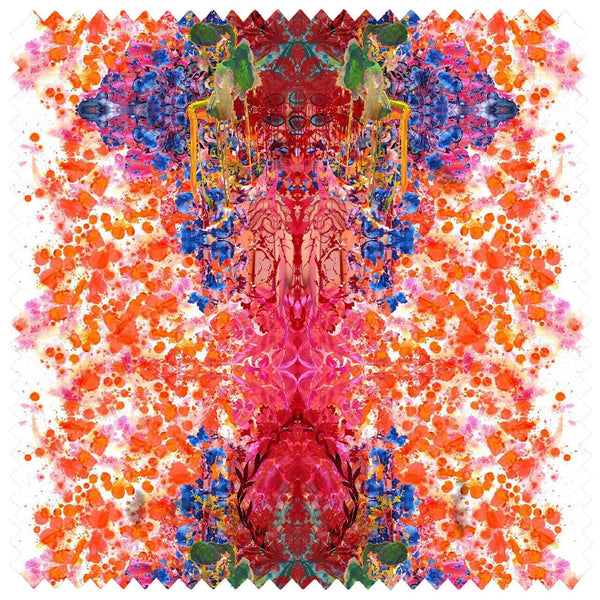 Omni Splatt Cotton Orange | Timorous Beasties Fabric