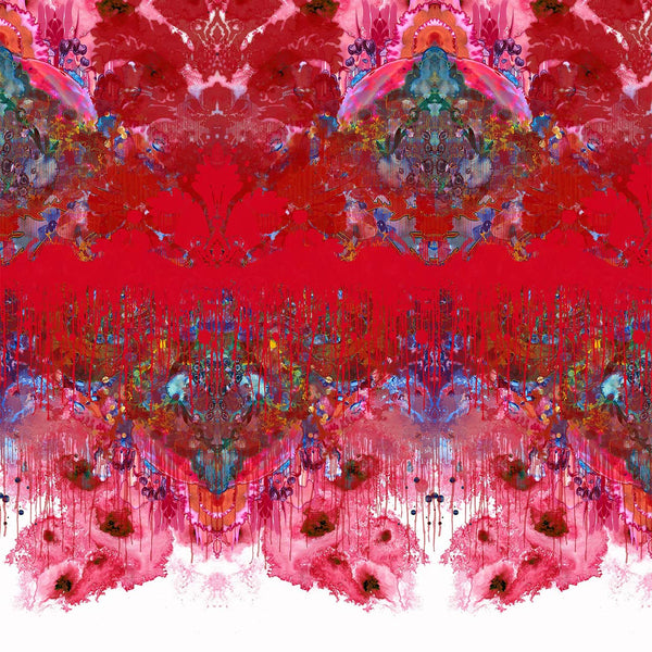 Omni Drips Red | Timorous Beasties Wallcovering