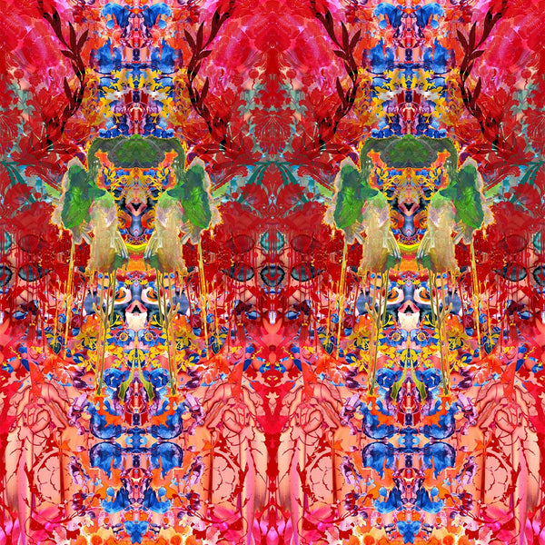Omni Splatt Orange | Timorous Beasties Wallcovering