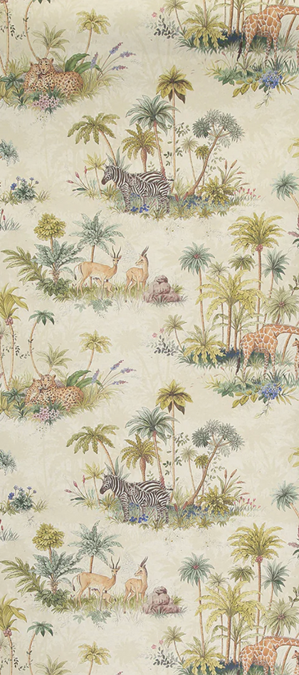 On Safari Cream Wallcovering | Graduate Collection
