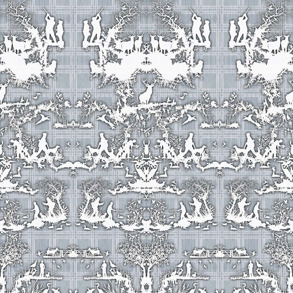 Open Season Blue | Timorous Beasties Wallcovering