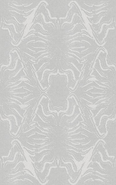 Organics Grey Inverted - Light Gray Commercial Wallcovering | Koroseal