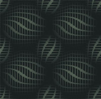 Ori Black - Dark Gray Commercial Wallcovering | Koroseal