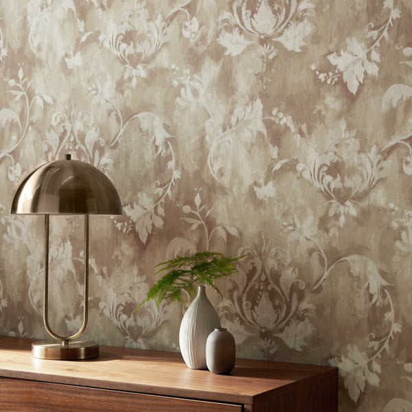 Ornamenta - Sand Neutral Wallcovering | 1838 Wallcoverings