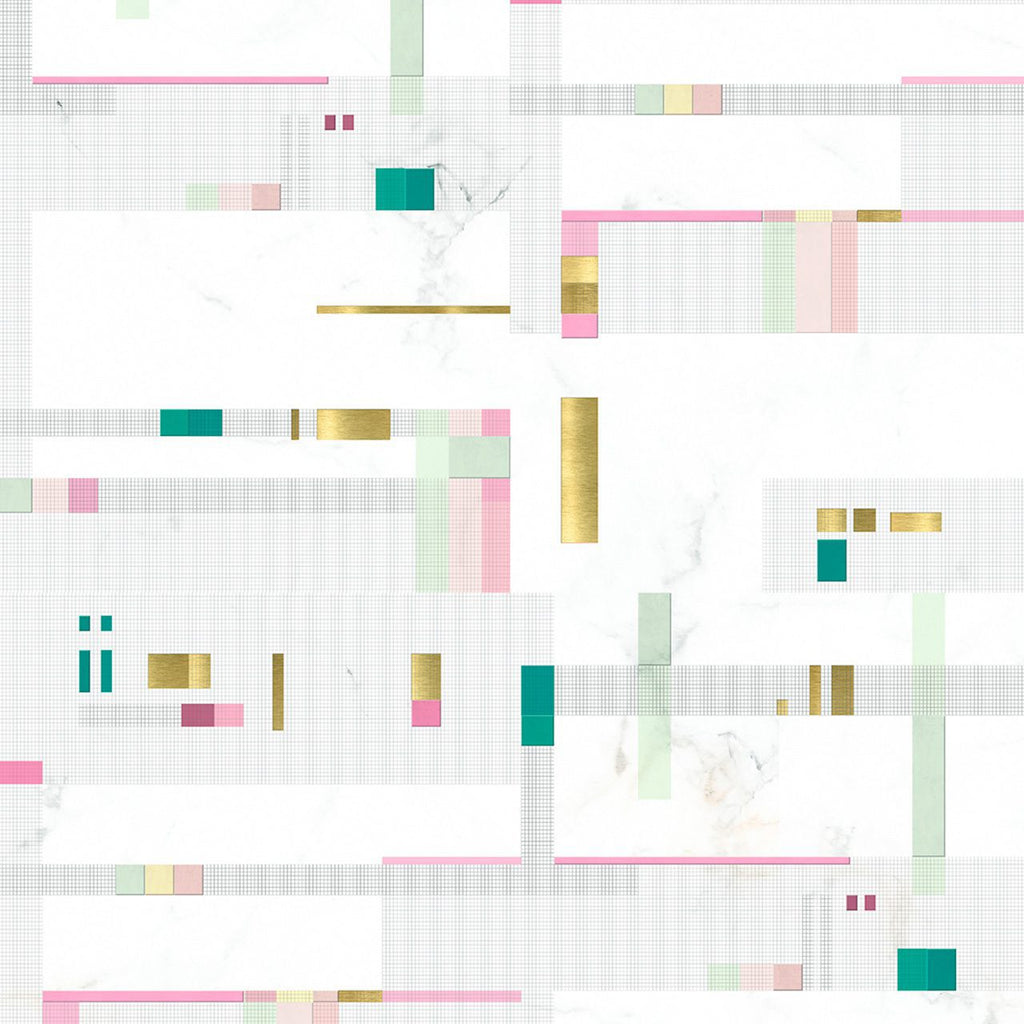 Pixels Pink P 3304-4, Panel Set