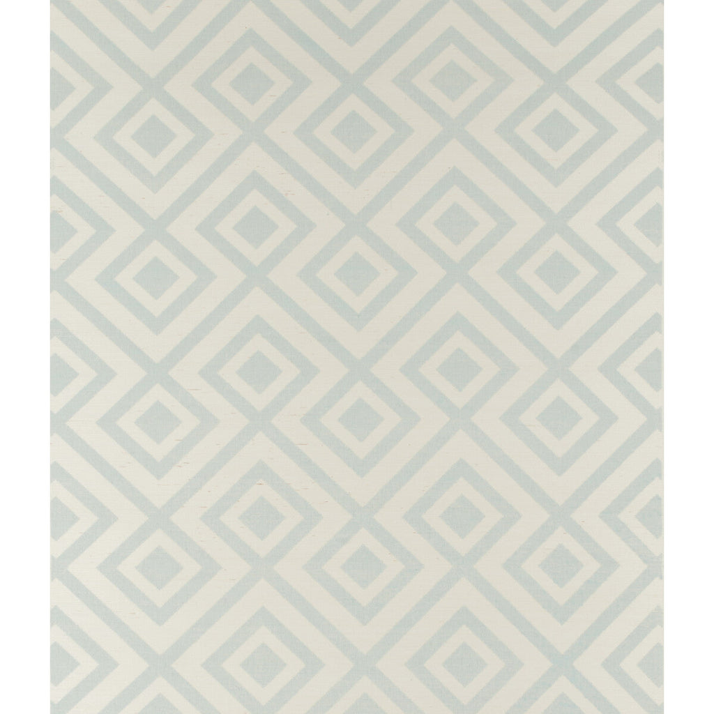 Samples and Purchasing available for Fiorentina - Aqua/Ivory Light Green By Lee Jofa |  | Diamond Wallcovering Print at Designer Wallcoverings and Fabrics