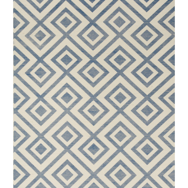 Samples and Purchasing available for Fiorentina - Blue/Ivory Blue By Lee Jofa |  | Diamond Wallcovering Print at Designer Wallcoverings and Fabrics