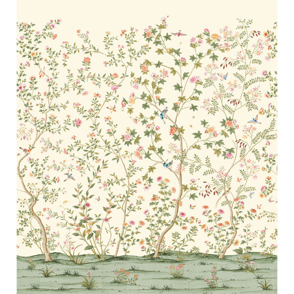 Lj Lj:: - Multi By Lee Jofa | Aerin Wallcoverings | Botanical & Floral Wallcovering Print