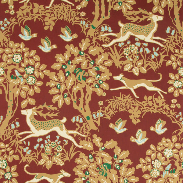 Mille Fleur Wp - Berry Multi By Lee Jofa | Lodge Ii Wallcovering | Animal/Insects Wallcovering Print