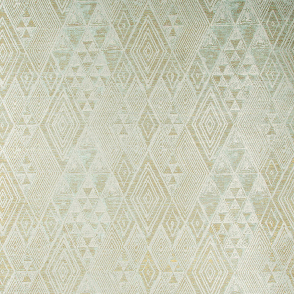 Marula Paper - Aqua/Gold Turquoise By Lee Jofa | Merkato | Diamond Wallcovering Print