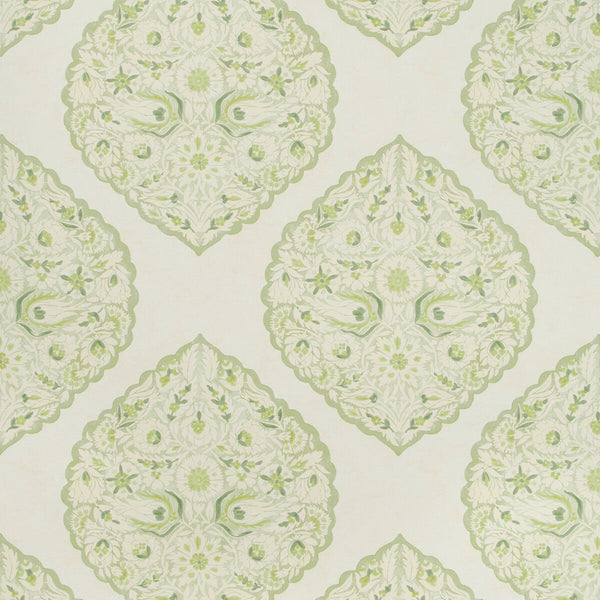 Lido Paper - Leaf Green By Lee Jofa | Westport |Damask  Wallcovering Print