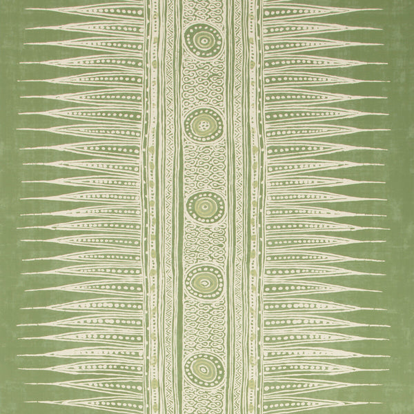 Indian Zag Paper - Leaf Green By Lee Jofa | Suzanne Rheinstein Iii |Global  Wallcovering Print