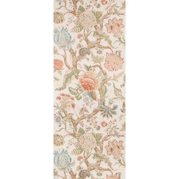 Adlington Paper - Coral By Lee Jofa | Manor House Wallcovering |Botanical & Floral  Wallcovering Print