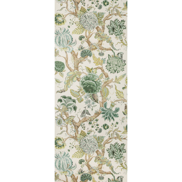 Adlington Paper - Green By Lee Jofa | Manor House Wallcovering |Botanical & Floral  Wallcovering Print