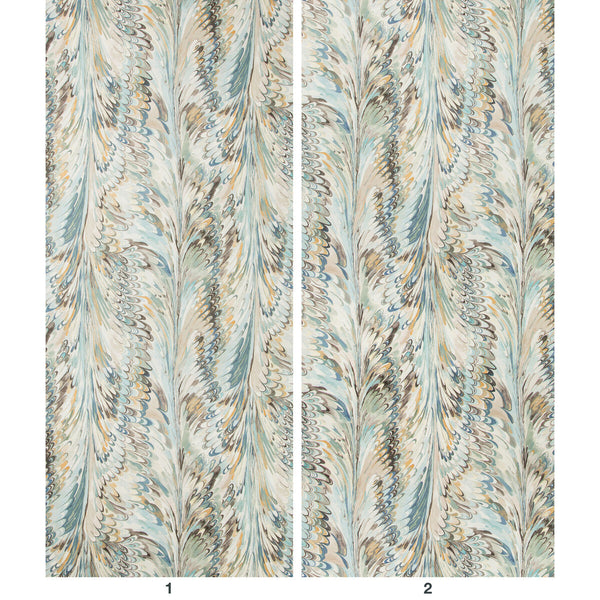 Taplow Paper - Sea Mist By Lee Jofa | Manor House Wallcovering | Abstract Wallcovering Print