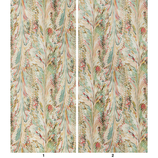 Taplow Paper - Juniper/Petal By Lee Jofa | Manor House Wallcovering | Abstract Wallcovering Print