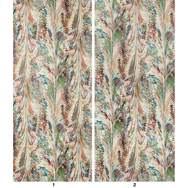 Taplow Paper - Spice/Leaf By Lee Jofa | Manor House Wallcovering | Abstract Wallcovering Print