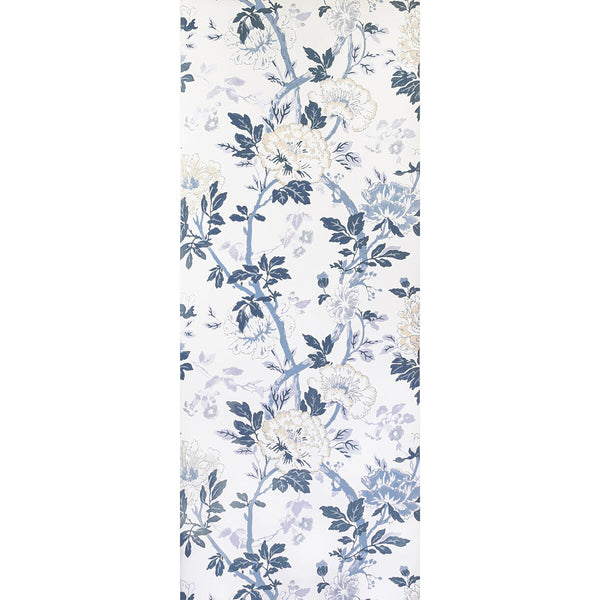 Inisfree Wp - Denim Blue By Lee Jofa | Carrier And Company |Botanical & Floral  Wallcovering Print