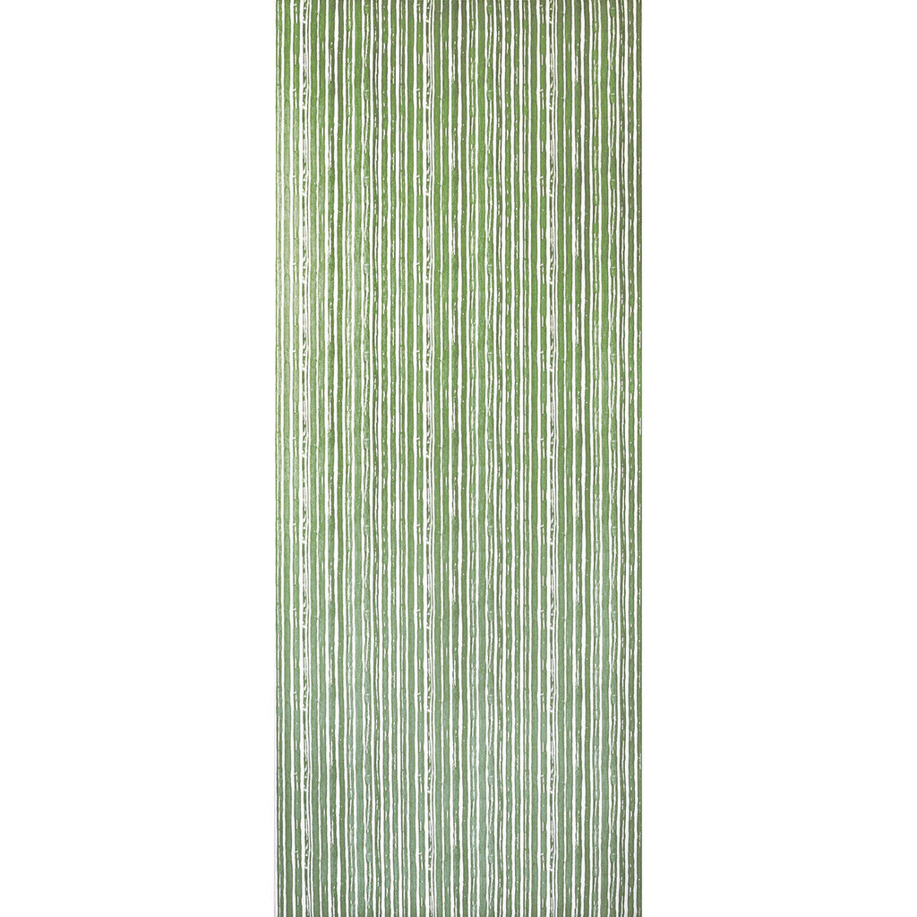 Samples and Purchasing available for Benson Stripe Wp - Pine Green By Lee Jofa | Carrier And Company | Stripes Wallcovering Print at Designer Wallcoverings and Fabrics