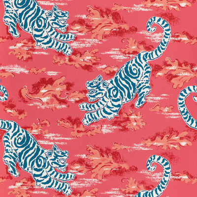 Bongol Paper - Poppy Multi By Lee Jofa | Mindoro Wallpaper | Animal/Insects Wallcovering Print