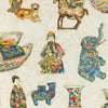 Tambelan Paper - Lacquer Multi By Lee Jofa | Mindoro Wallpaper |Animal/Insects Novelty Wallcovering Print