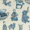 Tambelan Paper - Porcelain Blue By Lee Jofa | Mindoro Wallcovering |Animal/Insects Novelty Wallcovering Print