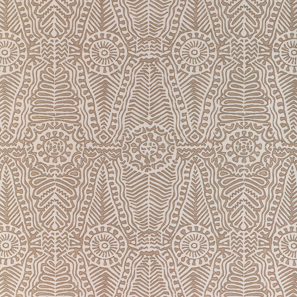 Drayton Paper - Buff Chocolate By Lee Jofa | Clare Wallcovering |Global Geometric Wallcovering Print