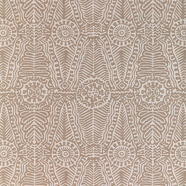 Drayton Paper - Buff Chocolate By Lee Jofa | Clare Wallcovering |Global Geometric Wallcovering Print