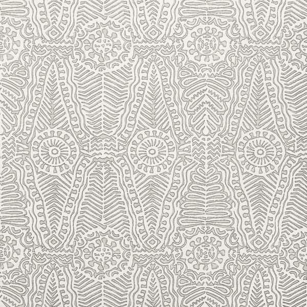 Drayton Paper - Smoke Grey By Lee Jofa | Avondale Wallpaper |Global Geometric Wallcovering Print