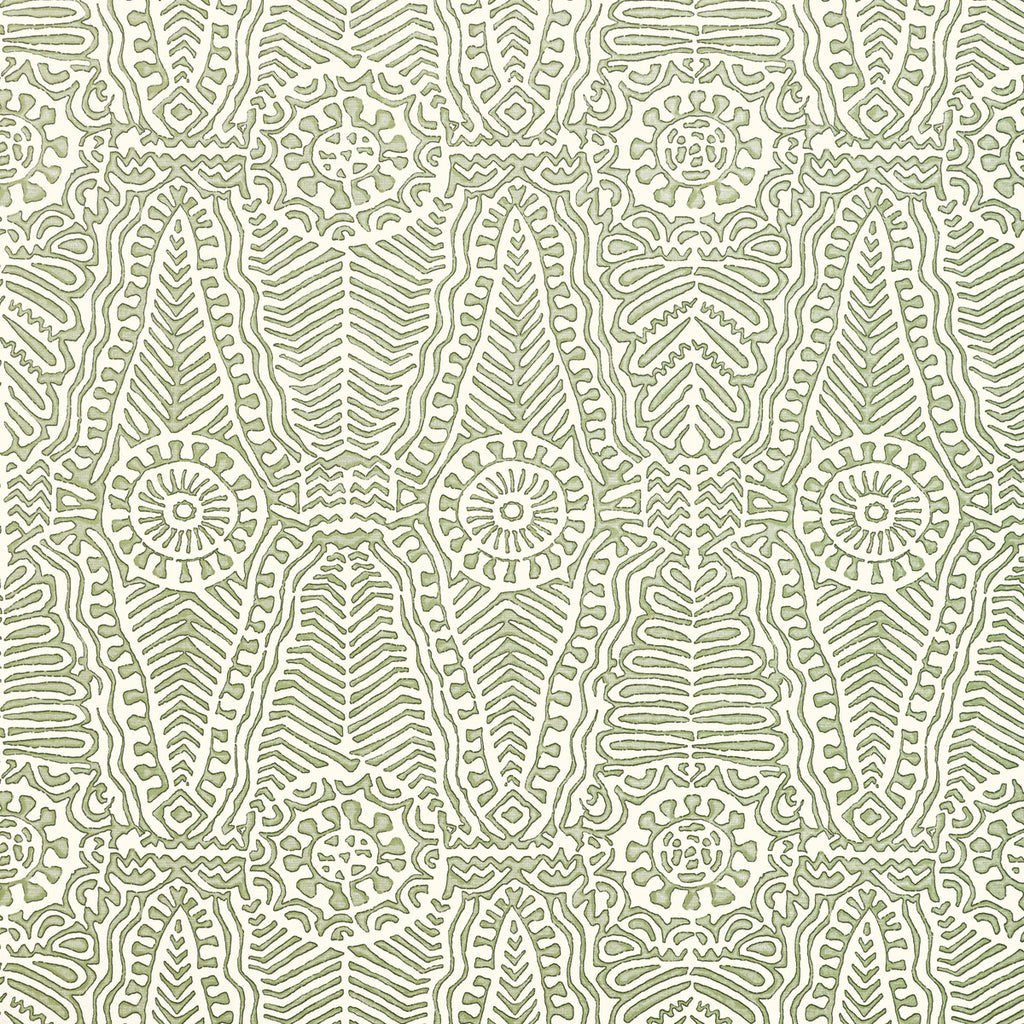 Drayton Paper - Moss Green By Lee Jofa | Avondale Wallpaper |Global Geometric Wallcovering Print