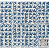 Yampa Paper - Navy Dark Blue By Lee Jofa | Breckenridge |Global Geometric Wallcovering Print