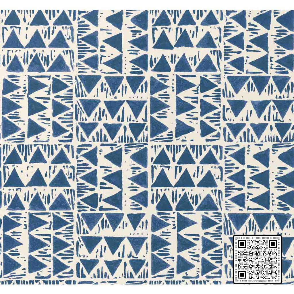 Yampa Paper - Navy Dark Blue By Lee Jofa | Breckenridge |Global Geometric Wallcovering Print