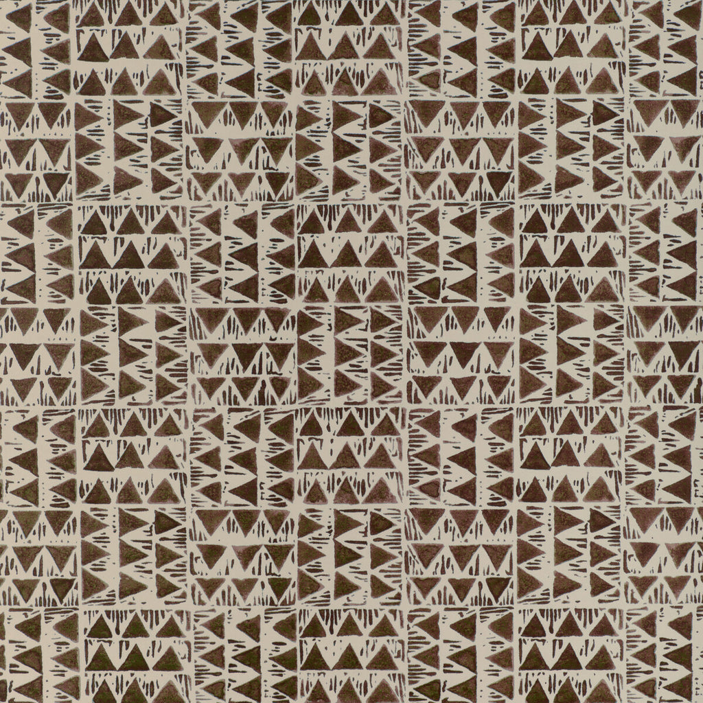Yampa Paper - Java Chocolate By Lee Jofa | Clare Wallcovering |Global Geometric Wallcovering Print