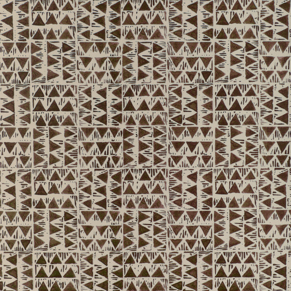 Yampa Paper - Java Chocolate By Lee Jofa | Clare Wallcovering |Global Geometric Wallcovering Print