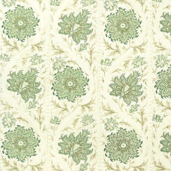 Calico Vine Wp - Greenery Green By Lee Jofa | Sarah Bartholomew Wallcoverings |Botanical & Floral  Wallcovering Print