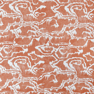 Riviere Wp - Orange Orange By Lee Jofa | Paolo Moschino Martinique |Modern Global Wallcovering Print