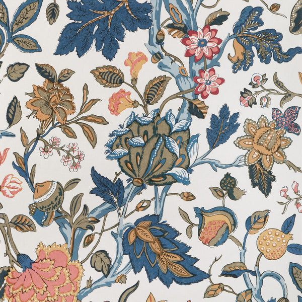 Hazelwood Paper - Indigo Blue By Lee Jofa | Lee Jofa 200 Wallcovering |Botanical & Floral  Wallcovering Print
