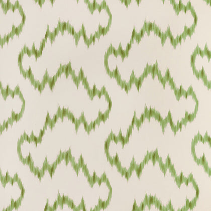 Mallorcan Ikat Wp - Leaf Ivory By Lee Jofa | Sarah Bartholomew Wallcoverings | Ikat/Southwest/Kilims Wallcovering Print