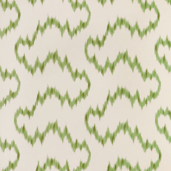 Mallorcan Ikat Wp - Leaf Ivory By Lee Jofa | Sarah Bartholomew Wallcoverings | Ikat/Southwest/Kilims Wallcovering Print