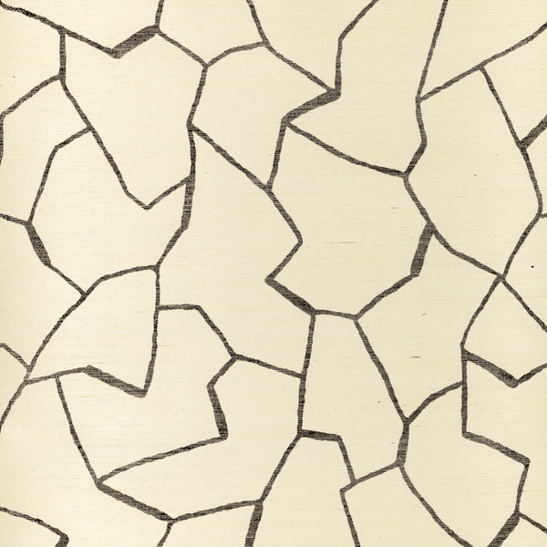 W-Bark Cloth - Noir wallcovering | Donghia