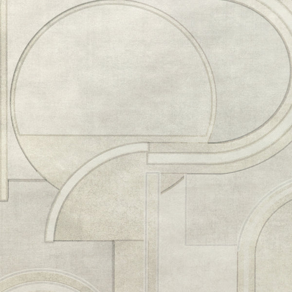 Metropolis - Platinum wallcovering | Donghia