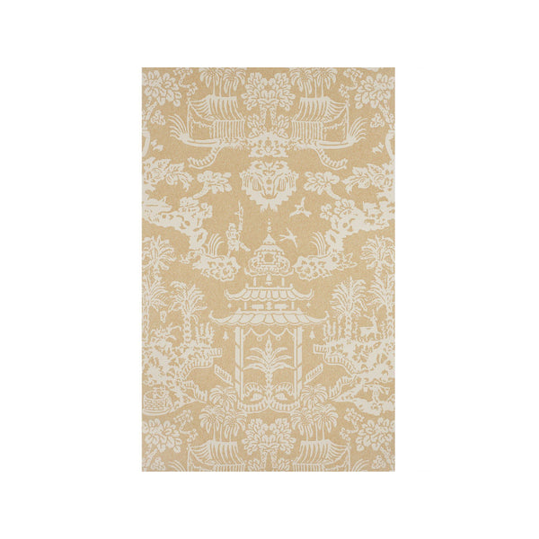 Lhasa Paper - Tan Beige By Brunschwig & Fils | Chinoiserie Wallcovering Print