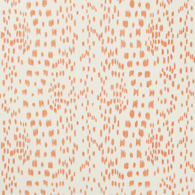 Les Touches - Tangerine Orange By Brunschwig & Fils | Volume 57 |Animal/Insects Animal Skins Wallcovering Print