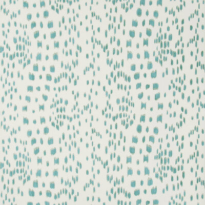 Les Touches - Aqua Green By Brunschwig & Fils |  |Animal/Insects Animal Skins Wallcovering Print
