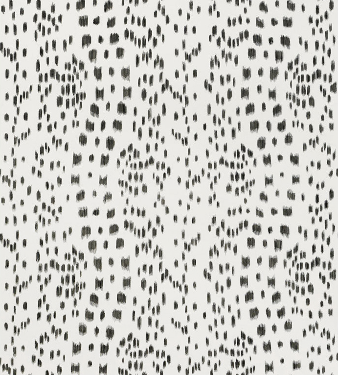 Les Touches - Black Black By Brunschwig & Fils | Animal/Insects Animal Skins Wallcovering Print