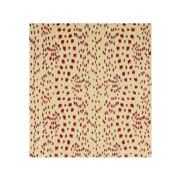 Les Touches - Bordeaux Burgundy/Red By Brunschwig & Fils | Animal/Insects Animal Skins Wallcovering Print